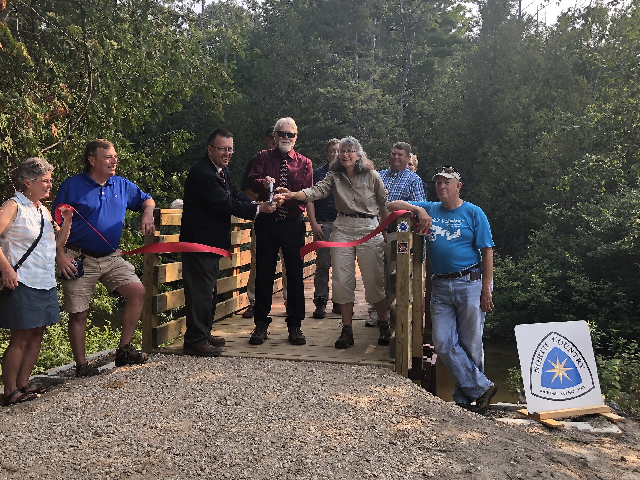 Iron Bell Bridge Ribbon Cutting