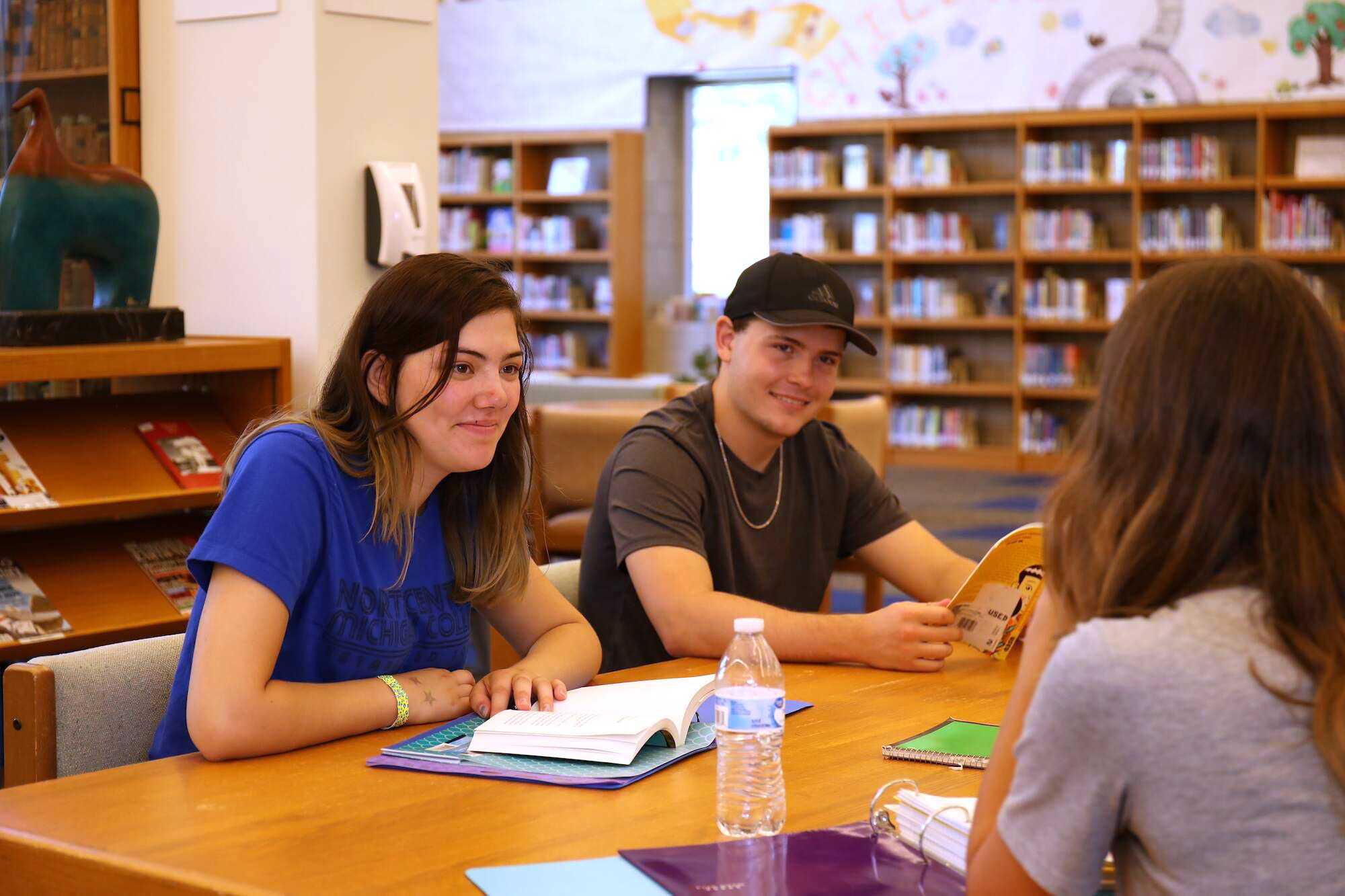 Students in Library