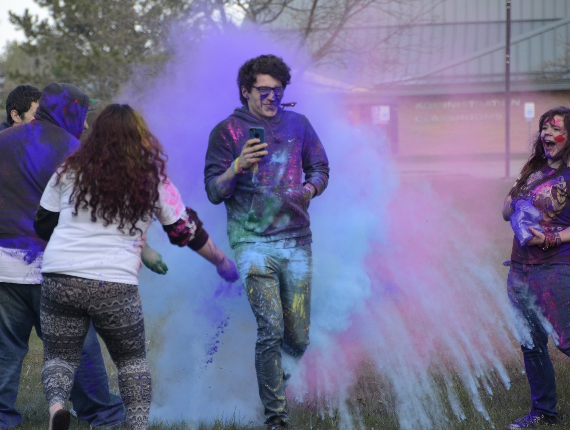 Color run at North Central