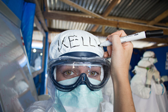 Kelly Suter in PPE