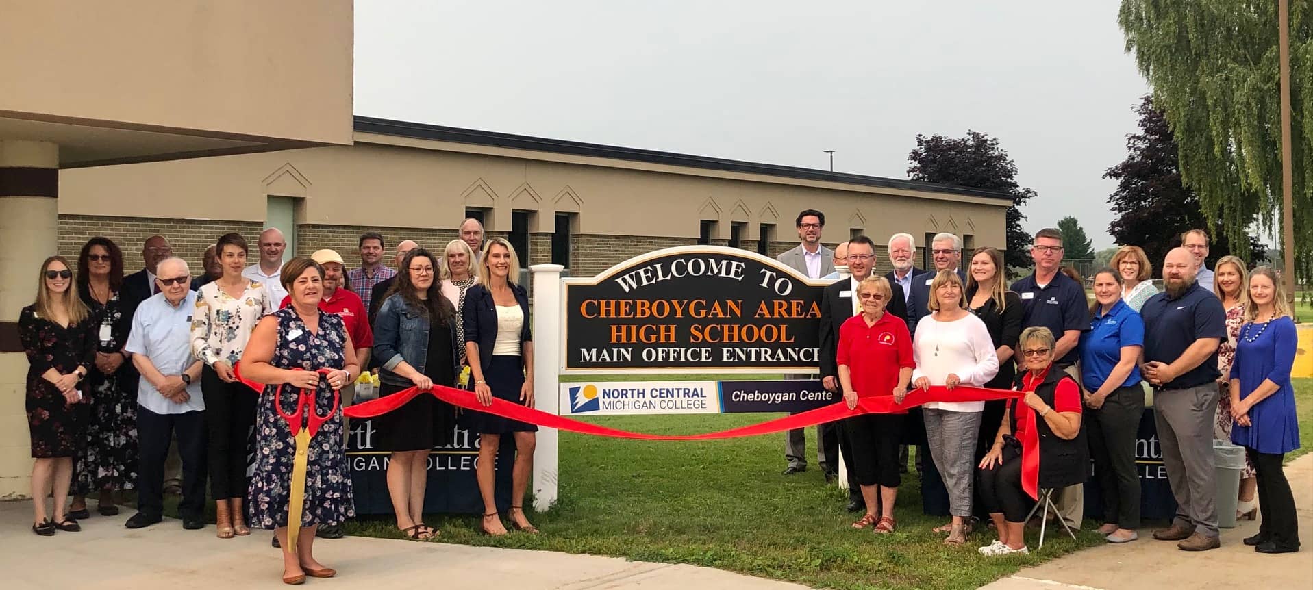 NCMC Cheboygan Center ribbon cutting