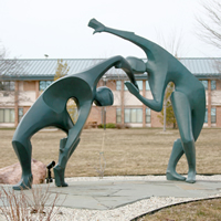 Attraction sculpture