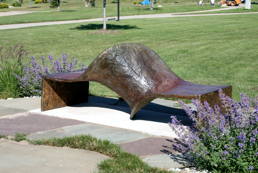 Mobius Bench sculpture
