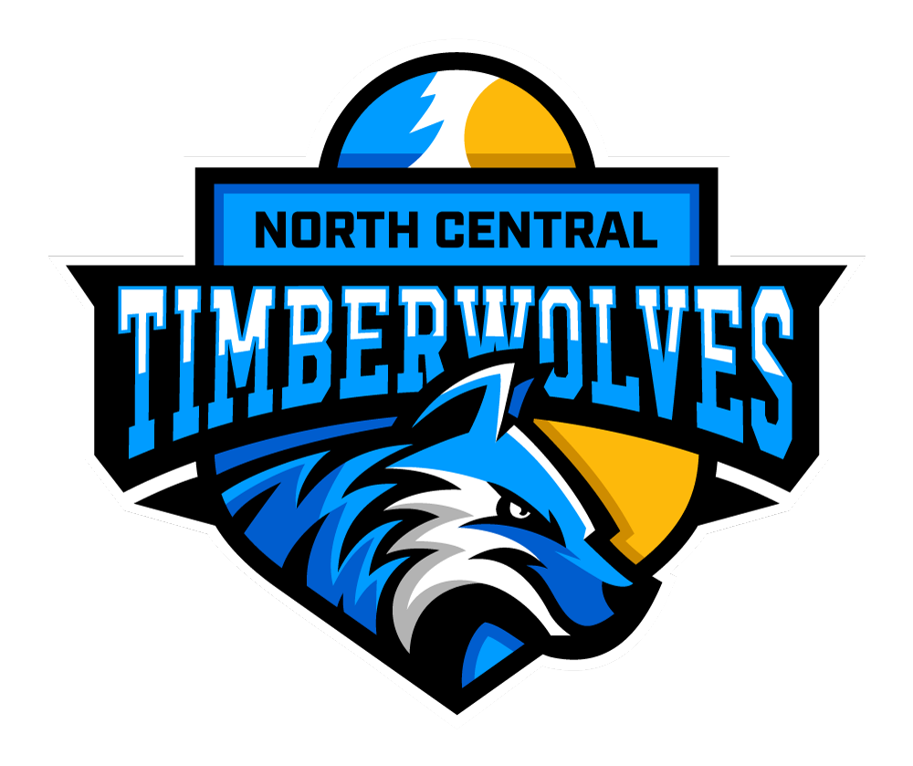 Timberwolf Mascot Logo