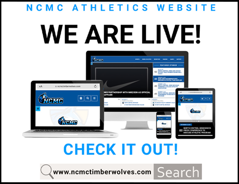 NCMC Athletics website screenshot