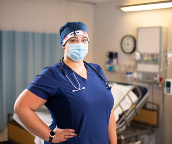 Nurse in a hospital room