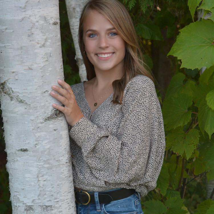 Female student smiling