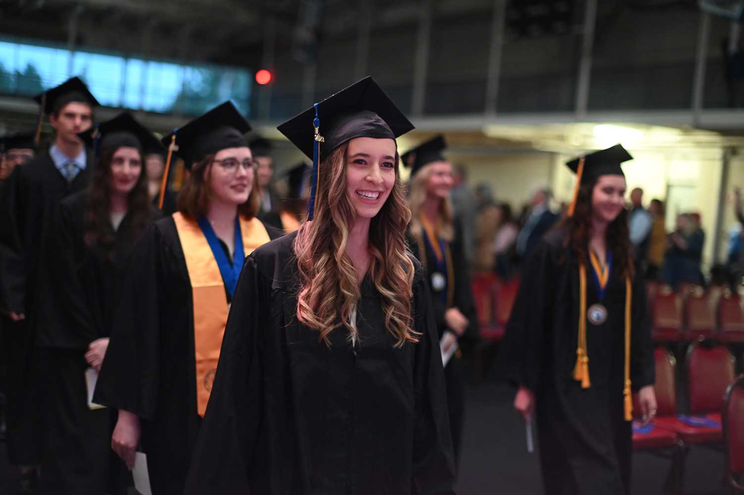 graduates walking