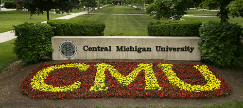 CMU Entry Sign