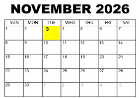 calendar with the month of November calendar with the month of November