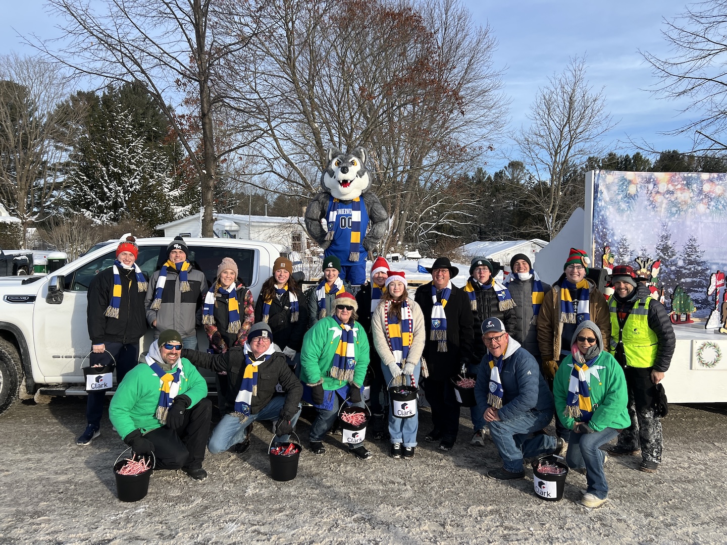 Holiday Parade participants